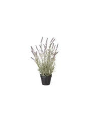 Artificial Potted Plant In Outdoor Lavender Lilac