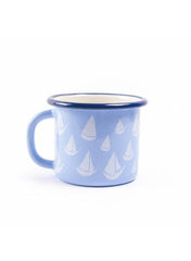 Sailing Motif Enamel Mug 200Ml