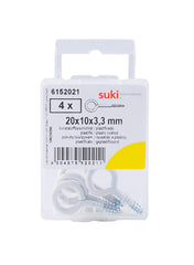 6152021 Round Head Eye Bolts 20 Mm Pack Of 4