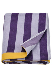 Bath Sheet Lilac Striped