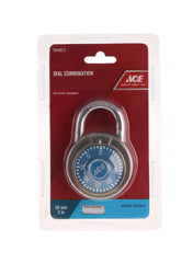 Combination Padlock 50mm Blue