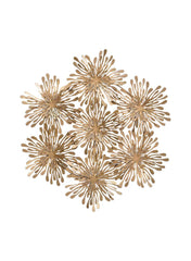 Florian Metal Wall Decor Gold 68 X 6 X 73 Cm