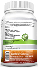 Body Dynamics Raw Mega Nutritional Vitamin System - 120 Caplets