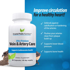 Ultra Premium Vein And Artery Supplement - 60 Capsules