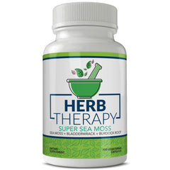 Sea Moss Plus Sea Moss Bladder wrack Burdock Root Dietary Supplement - 100 Capsules
