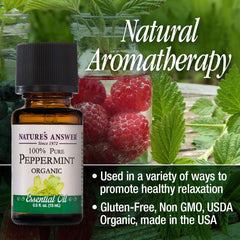 Pure Peppermint Organic Essential Oil 15ml