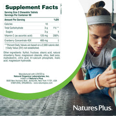 Ultra Chewable Cranberry Vitamin C Love Berries 180 Capsules