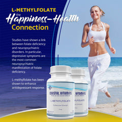 Coastal Vitamins L-Methylfolate 15000 mcg - 30 Capsules