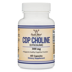 CDP Choline (Citicoline) 300mg Dietary Supplement - 60 Capsules