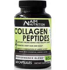 Collagen Peptides Dietary Supplement - 60 Capsules