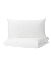 Duvet Cover And 2 Pillow Cases White 240 x 220 By 50 x 80 Cm