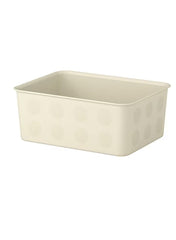 Organiser Plastic Beige 20x25x10cm