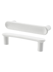 Cabinet and Drawer Handle White 116mm Pack of 2