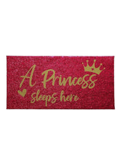 Princess Sleeps Canvas Wall Art 30 X 61 Cm Pink