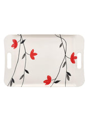 Melamine Serving Tray Floral Mate 35.3cm