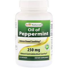 Peppermint Oil Bowel 250 Mg Dietary Supplement - 120 Capsules
