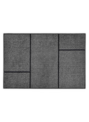 Door Mat Grey Black Colour 102X152Cm