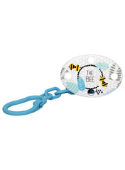 Suavinex Oval Soother Clip Bee Blue For Babies