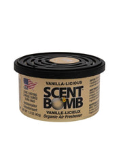 Scent Bomb Car Organic Air Freshener Vanilla Licious 42g