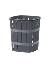 Cedargrain Plastic Laundry Bin 33 L Dark Grey