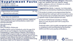Pregnenolone Dietary Supplement - 100 Capsules