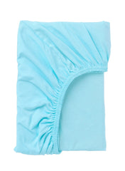 Fitted Sheet Blue 80x130cm