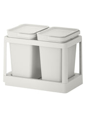 Waste Sorting Solution With Pull Out Light Grey 20l