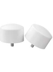 Finials 1 Pair White