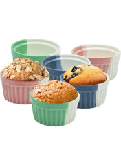 Porcelain Ramekin Bowl Set (7 5 Cm 6 Pc )