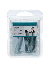 Hettich Socket Screw 8 x 60mm 2Pcs