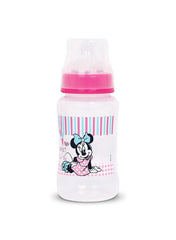 Minnie Mouse 320ml Wide-Neck Feeding Bottle For 0 Plus Month Baby Pink Pack Of 1's