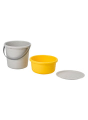 3 Piece Bucket Set With Lid