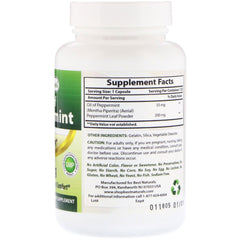 Peppermint Oil Bowel 250 Mg Dietary Supplement - 120 Capsules