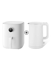 Smart Airfryer 3.5L 1500W Stainless Steel Electric Kettle 1.5L 1800W Bundle