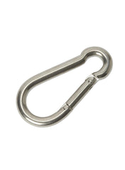 Chrome-Plated Steel Spring Snap Hook 8 x 80mm