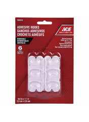 Ace Adhesive Hooks 2.2 x 2.8cm 6Pcs