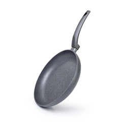 Fissman Kitchen Cookware Frying Pan Grey Stone 28Ã—5.0 cm With Induction Bottom (Pressed Aluminum With Matt Sanding Grey Non-Stick Coating)