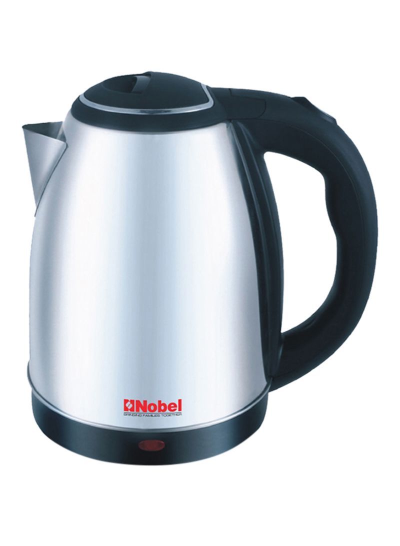 Cordless Electric Kettle 1.2L NK12 Silver/Black - Telemall UAE