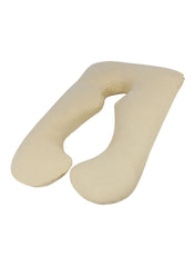 Maternity Pillow Cotton Beige 120x80centimeter
