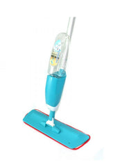 Spray Mop And Mop Pad Blue/Silver - Telemall UAE