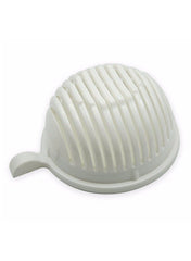 Salad Maker Cutter Bowl White 22x18x15centimeter - Telemall UAE