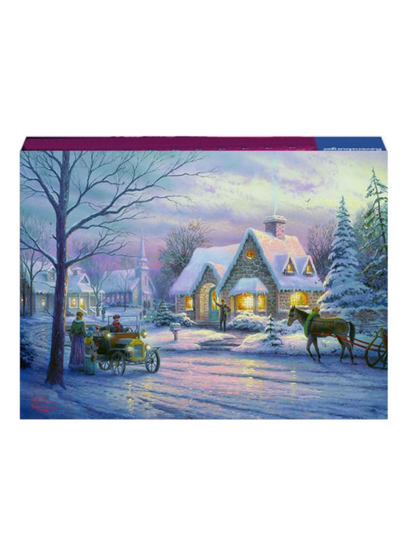 500-Pieces Children's Education Snowy Fairytale Jigsaw Puzzles - Telemall UAE