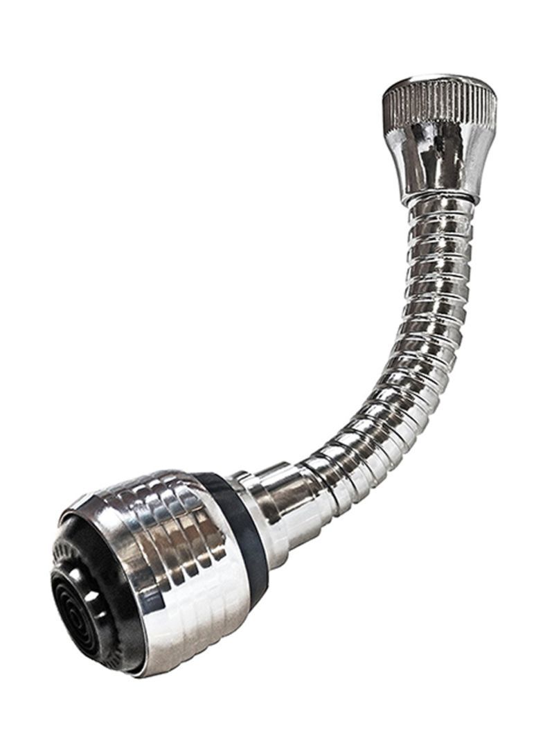 Turbo Flex 360 Instant Hands Free Faucet Swivel Spray Sink Hose Silver 100g - Telemall UAE