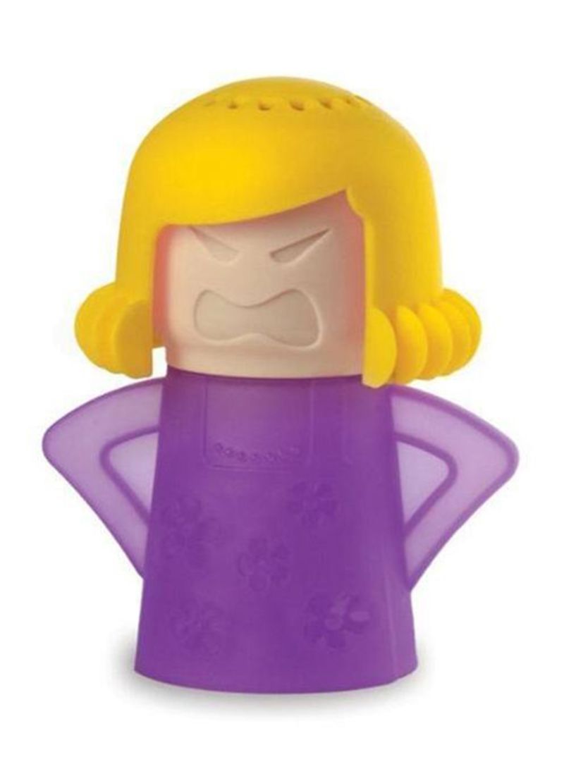 Angry Mama Microwave Cleaner Purple/Yellow/Beige 50g - Telemall UAE