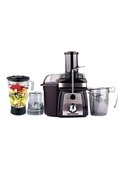 Electric Juice Extractor 600W KJ 770 Black - Telemall UAE