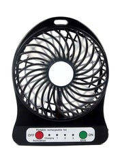 Rechargeable Mini Air Cooler Fan EA-816-Black Black - Telemall UAE