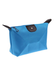 Waterproof Zipper Cosmetic Bag Sky Blue