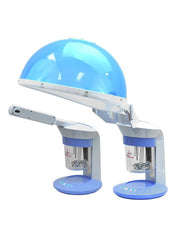 2-In-1 Portable Mini Facial Cum Hair Steamer Blue/White