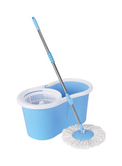 Easy Squeeze Mop Blue/White 46x27x22centimeter - Telemall UAE