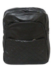 Synthetic Leather Zipper Closure Backpack